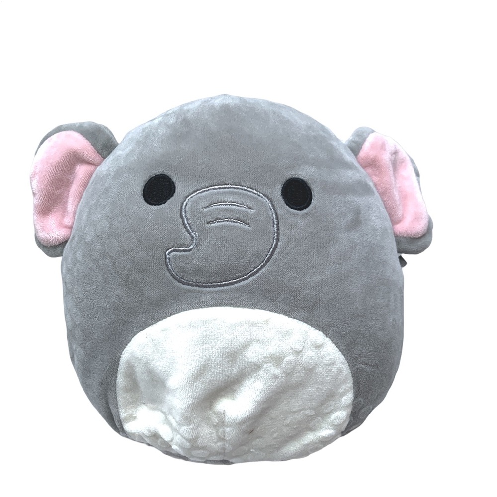 Squishmallow Kelly Toy - 8" (20cm) - Emma The Grey Elephant - Super Soft